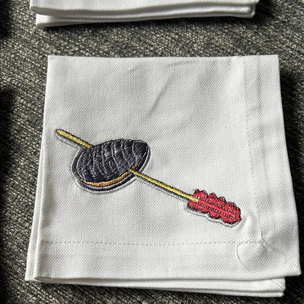 Set of 6 Tidbits Cocktail Napkins
